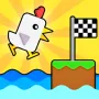 Chicken Scream Race is an extremely fun game. You will control the chicken with both your hands and… your voice. The louder you scream, the farther the chicken jumps! This is a race that is both funny and challenging.