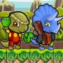 Do you want to accompany the brave dinosaur warriors? Dino Squad Adventure 2 will take you on an exciting adventure. You have to control two dinosaurs at the same time. The coordination between them is the key to overcoming all challenges.

