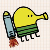 Doodle Jump is a fun and addictive continuous jumping game. You will control a cute little character named The Doodler to jump up the stairs to conquer the record height.

