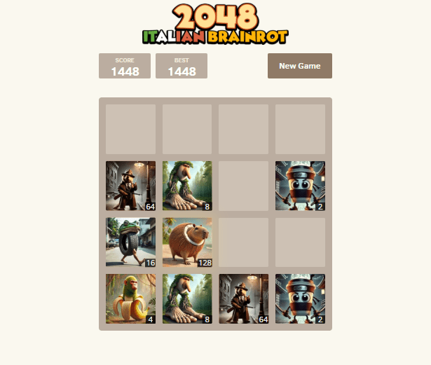 2048 Italian Brainrot