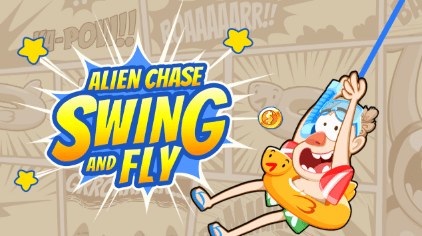 Alien Chase - Swing and Fly