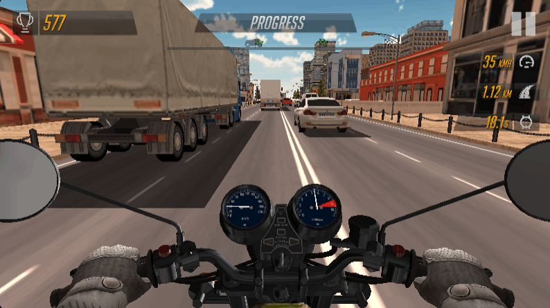 Motorcycle Racer Road Mayhem 