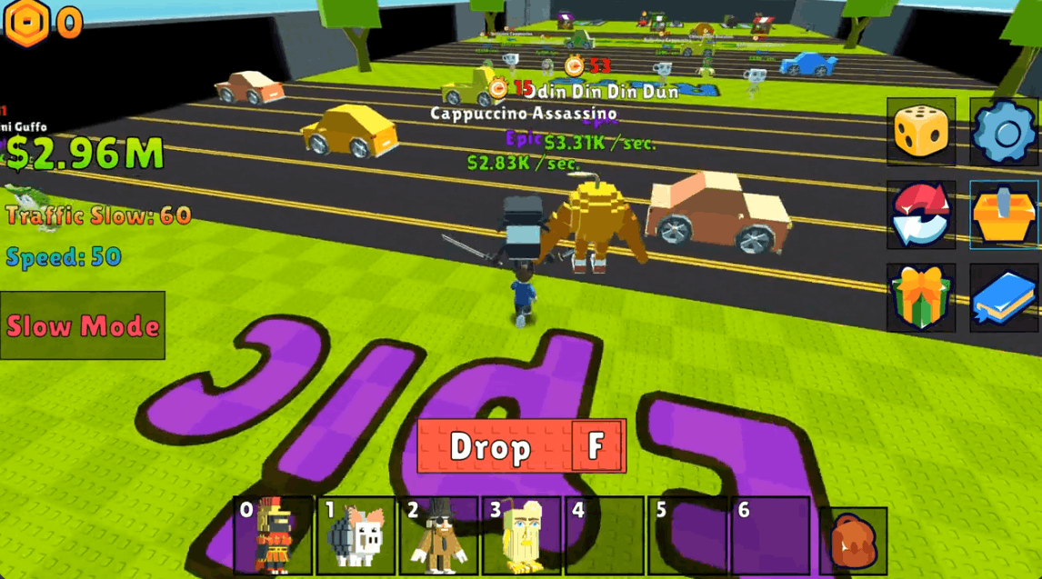 Robby Cross the Road for Brainrot